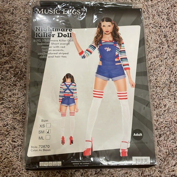 Adult  Nightmare Killer Doll  Costume